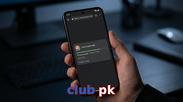 Main screen of Club Pk apk page for PK players