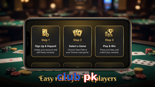 Game list for Club Pk game section